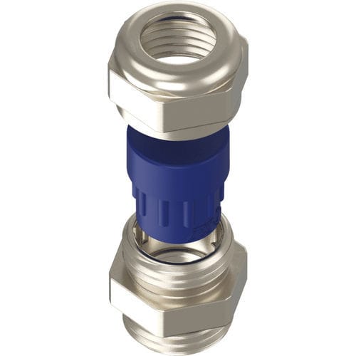 Pressacavo in ottone - PR series - Teaflex S.p.a - in ottone nichelato / a tenuta stagna / metrico