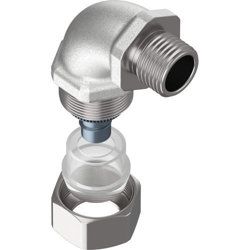 Raccordo per prodotti chimici - CMCCP09PG09 - Teaflex S.p.a - per acque reflue / per gas / filettato
