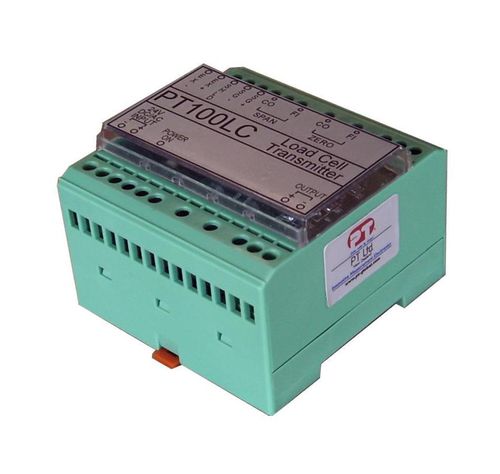 Condizionatore di segnale per celle di carico - PT100LC - PT Limited - analogico / su guida DIN / per ponti estensimetrici