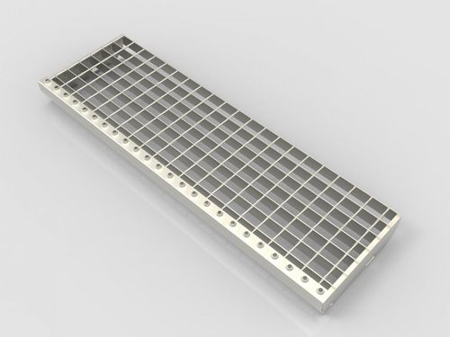 Grigliato in metallo - SP-stair treads - Staco Polska Sp. z o.o. - saldato / per prodotti chimici / per l'industria agroalimentare