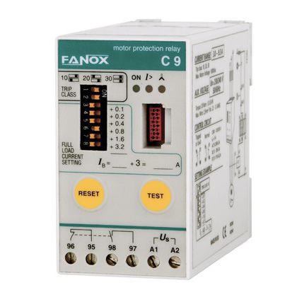 Relè di sovraccarico - C Series - FANOX ELECTRONIC - di assenza di fase / per motore elettrico / per montaggio su pannello