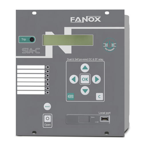 Relè di protezione autoalimentato - SIA-C - FANOX ELECTRONIC - con dispersione a terra / di sovraintensità / RS485