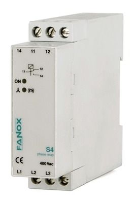 Relè di controllo di sequenza di fasi - S series - FANOX ELECTRONIC - di assenza di fase / di squilibrio di fase / trifase