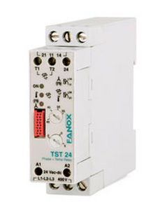 Relè di controllo di temperatura - T2, TST-24 series - FANOX ELECTRONIC - di assenza di fase / di sequenza di fasi / di squilibrio di fase