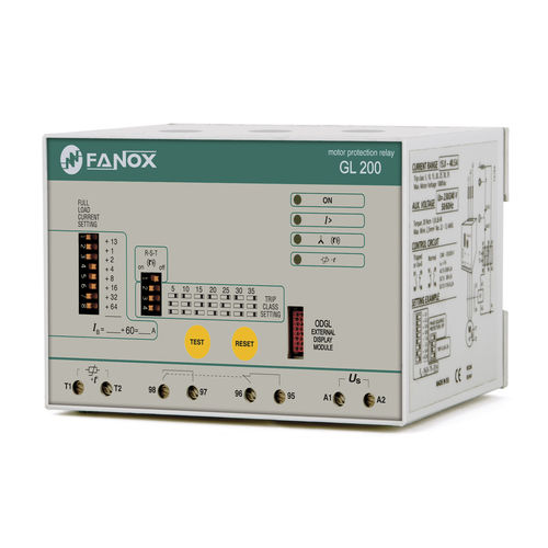 Relè di sovraccarico - GL 200 - FANOX ELECTRONIC - di sequenza di fasi / di assenza di fase / di squilibrio di fase