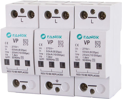 Relè di protezione di sovratensione - VP series - FANOX ELECTRONIC - AC / per linea elettrica aerea / su guida DIN