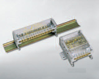Morsetto componibile su guida DIN - 6 - 35 mm²,  76 - 125 A, 750 V - KORNER - da montare su pannello / con connessione a vite / equipotenziale