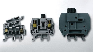 Morsetto componibile su guida DIN - FS series  - KORNER - da montare su pannello / con clip / a fusibile