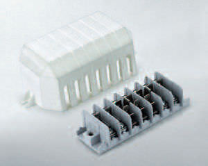 Morsetto componibile per binario elettrificato - 2.5 mm², max. 24 A, max. 450 V | 501 series  - KORNER - con connessione rapida