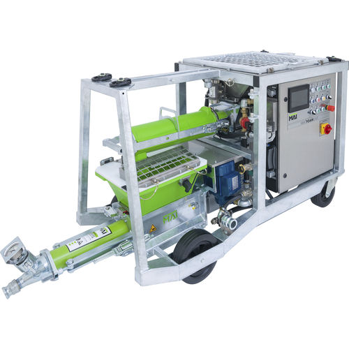 Pompa per calcestruzzo mobile - MAI®MULTI MIX FC - Mai International - per cantiere / per galleria / sotterranea