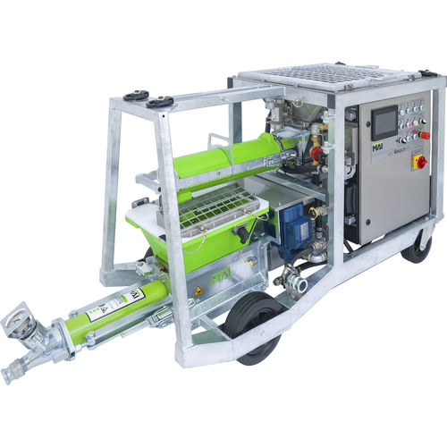 Pompa per calcestruzzo mobile - MAI®4MULTIMIX - Mai International - per cantiere / elettrica / antiabrasione