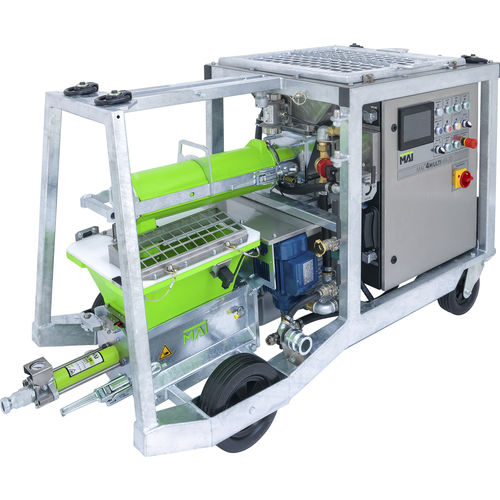 Pompa per calcestruzzo mobile - MAI®MULTIMIX-3D - Mai International - per cantiere / elettrica / autoadescante