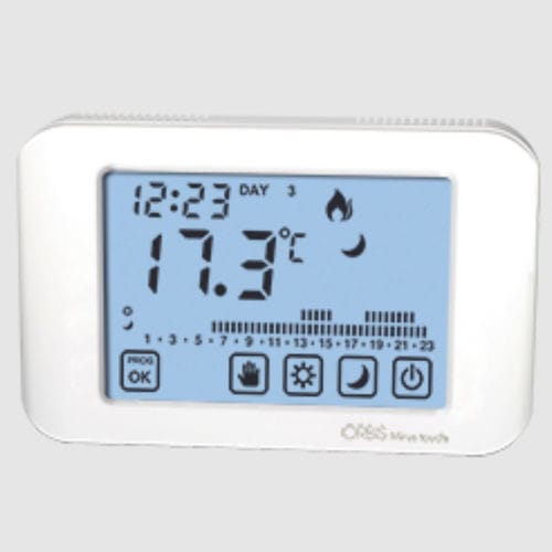 Termostato elettronico - MIRUS TOUCH - ORBIS TECNOLOGÍA ELÉCTRICA - per montaggio in superficie / AC / IP40