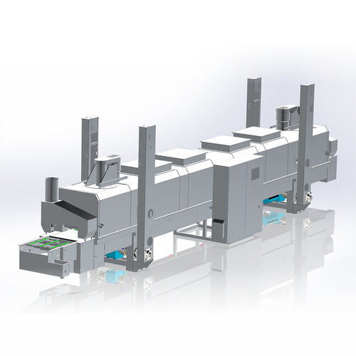 Forno a tunnel - 600, 1000 series - Wolfking - di cottura / a vapore / per l'industria agroalimentare