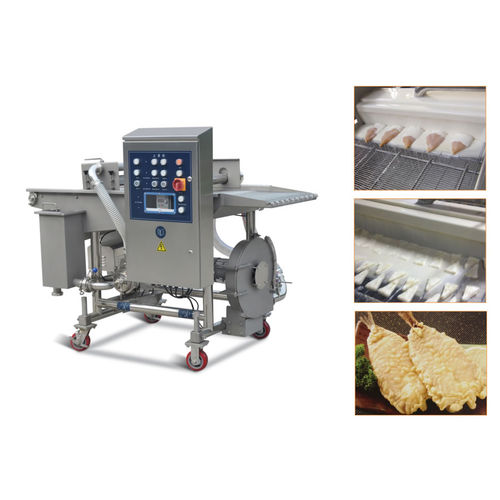 Pastellatrice-impanatrice in continuo - SJJ600-V - Wolfking - per carne
