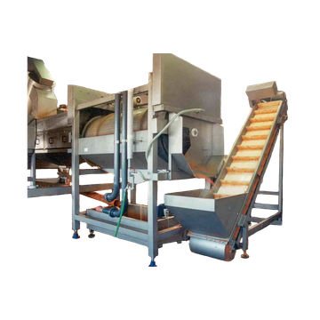 Macchina di lavaggio ad acqua - FMT - Food Processing Technology - per l'industria agroalimentare / rinforzata / a tamburo
