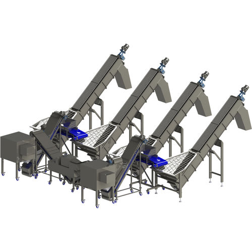 Trasportatore a coclea - FMT - Food Processing Technology - inclinato / da trasporto / per alimenti