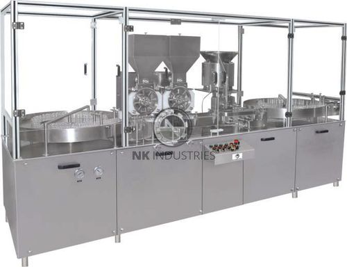 Riempitrice automatica - NKPF-240 - N.K. INDUSTRIES - per fiale / per polveri / per l'industria farmaceutica
