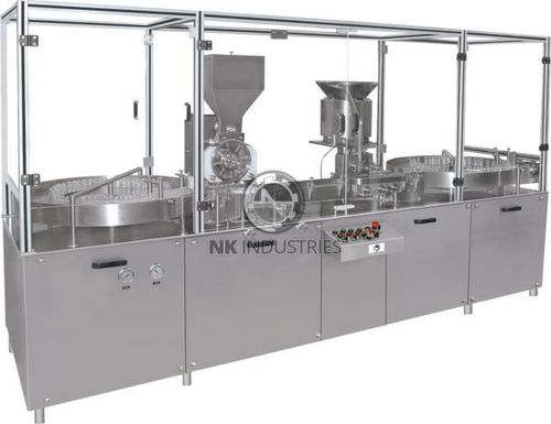 Riempitrice automatica - NKPF-120 - N.K. INDUSTRIES - per bottiglie in plastica / per bottiglie in vetro / per fiale