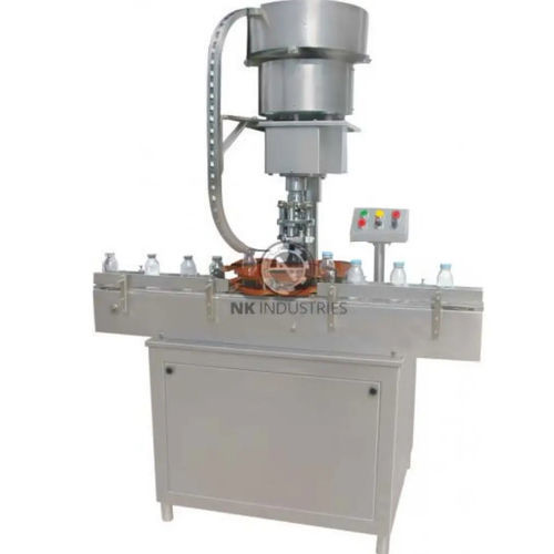 Incapsulatrice pneumatica - NKCS-60 - N.K. INDUSTRIES - a motore / automatica / per flacone