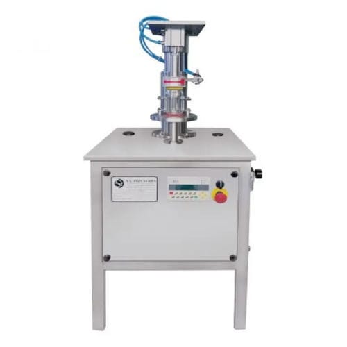 Incapsulatrice pneumatica - NCS-50L - N.K. INDUSTRIES - controllata da PLC / a motore / semiautomatica