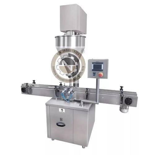 Riempitrice automatica - NKASF-60L - N.K. INDUSTRIES - per bottiglie / per pulverulenti / per granuli