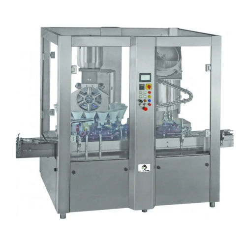 Riempitrice per bottiglie - NKPF-MR150 - N.K. INDUSTRIES - per polveri / per l'industria farmaceutica / monoblocco