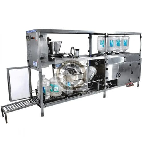 Sciacquatrice / riempitrice / chiuditrice per bottiglie - NKRFC-120M - N.K. INDUSTRIES - per acqua / per bottiglie / automatica