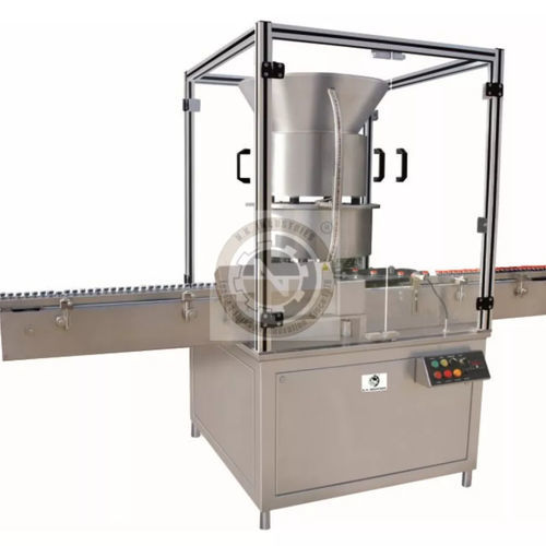 Sigillatrice per flacone - NKCS-350 - N.K. INDUSTRIES - per bottiglie in vetro / per tappi / per l'industria farmaceutica