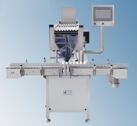 Contapezzi e riempitrice per compresse - nk tcf 30 - N.K. INDUSTRIES - per capsule / per flaconi / per bottiglie in plastica