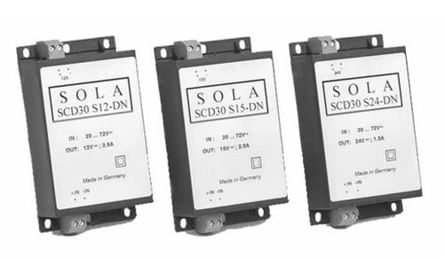 Convertitore DC/DC riduttore - SCD series - SolaHD - non isolato / incapsulato / per ambienti difficili