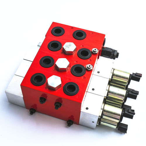 Distributore idraulico a cassetto - Shanghai Guorui Hydraulic Technology Co., Ltd - con azionamento manuale / elettroidraulico / proporzionale