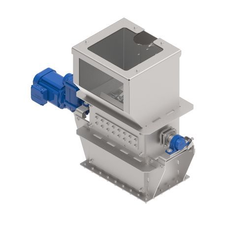 Trituratore monoalbero - EIMA Engineering GmbH - per rifiuti / con trasportatore / in acciaio inossidabile