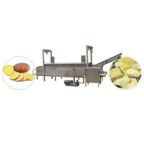 Friggitrice industriale in continuo - Economode Food Equipment (India) Pvt. Ltd. - per patate / automatica