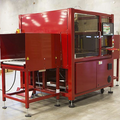 Cella robotizzata di apertura di cartoni - IBOD - TM Robotics - di taglio / per l'industria agroalimentare / per l'industria elettronica