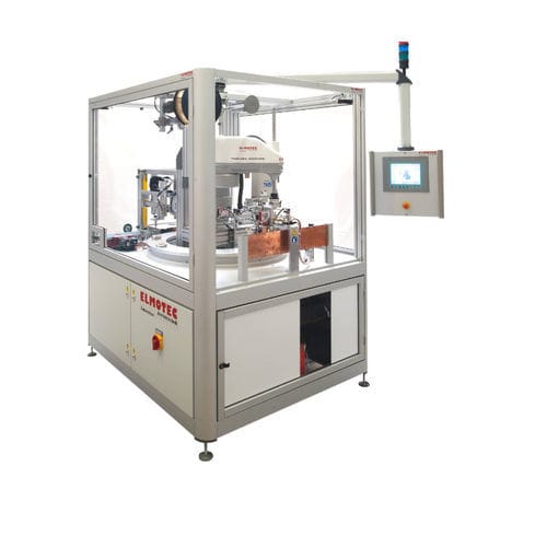 Macchina di brasatura dolce a fiamma - TM Robotics - controllata da PLC / rotativa / verticale