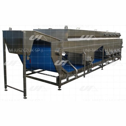 Blancher per verdure - Uni-Masz H.M. Juszczuk Sp.j. - per l'industria agroalimentare / raffreddotore d'acqua / a nastro