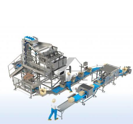 Linea di imballaggio per prodotti alimentari surgelati - Uni-Masz H.M. Juszczuk Sp.j. - per multiprodotti / automatica
