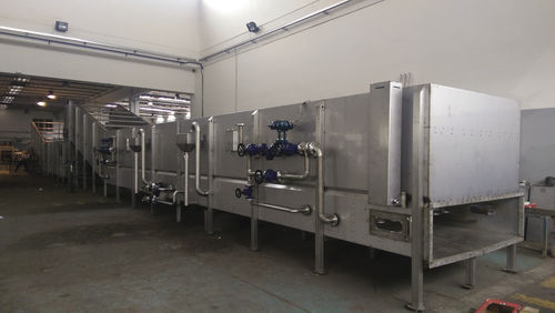 Sterilizzatore a tunnel - Agromeccanica srl - di processo / a calore / con refrigeratore