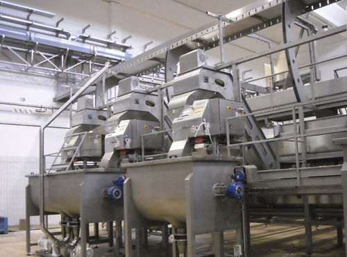 Affettatrice-cubettatrice per frutta - Agromeccanica srl - per verdura