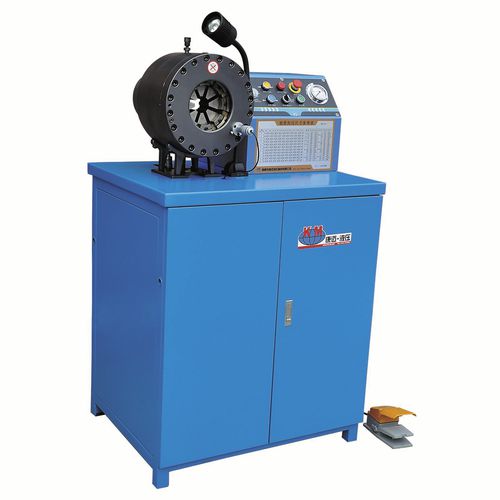 Pressa crimpatrice per tubi flessibili - KM-91C-6 - Handanshi Kangmai Hydraulic Equipment Co. Ltd. - semiautomatica / idraulica / di grande capacità