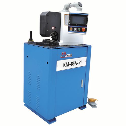Pressa crimpatrice per tubi flessibili - KM-85A-51 - Handanshi Kangmai Hydraulic Equipment Co. Ltd. - per tubi flessibili idraulici / interamente automatica / idraulica