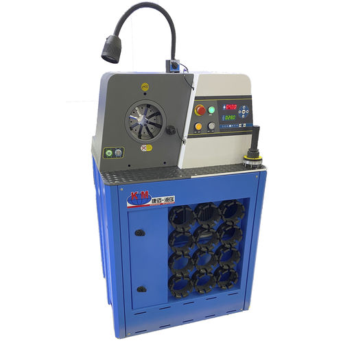 Pressa crimpatrice per tubi flessibili - KM-91C-08 - Handanshi Kangmai Hydraulic Equipment Co. Ltd. - per tubi flessibili idraulici / per raccordi a gomito / semiautomatica