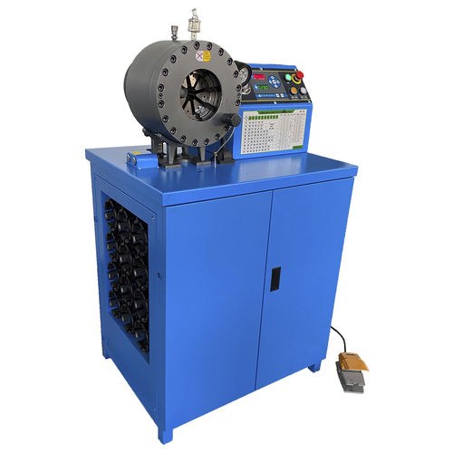 Pressa crimpatrice per tubi flessibili - KM-91C-6A - Handanshi Kangmai Hydraulic Equipment Co. Ltd. - per tubi flessibili idraulici / automatica / idraulica