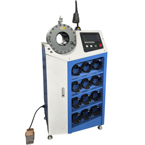 Pressa crimpatrice per tubi flessibili - KM-91C9 - Handanshi Kangmai Hydraulic Equipment Co. Ltd. - per cavi elettrici / per raccordi a gomito / di manicotti per estremità di cavi