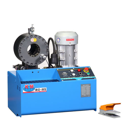 Pressa crimpatrice per tubi flessibili - KM-91Z - Handanshi Kangmai Hydraulic Equipment Co. Ltd. - semiautomatica / idraulica / controllata da PLC