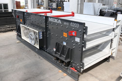 Vaglio per cantiere di costruzione - MHS series - MEKA Crushing Screening and Concrete Batching Technologies - per prodotti sfusi