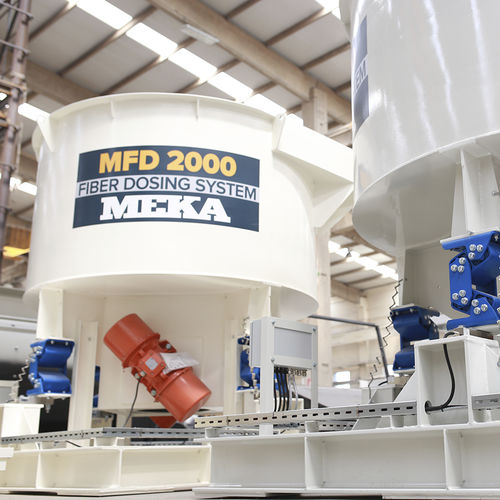 Dosatore di fibre - MEKA Crushing Screening and Concrete Batching Technologies - gravimetrico / con agitatore / di grande capacità