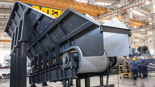 Alimentatore orizzontale - MEKA Crushing Screening and Concrete Batching Technologies - a piastre snodate / compatto