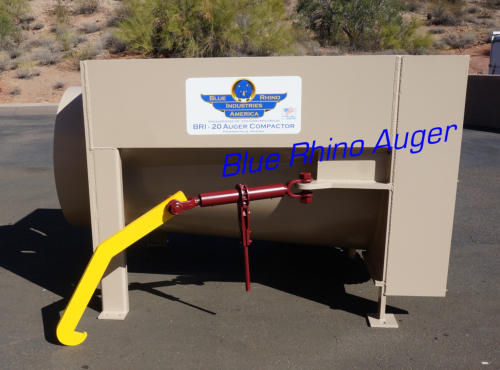 Compattatore per rifiuti fisso - 20 HP - Blue Rhino Industries of America - a coclea